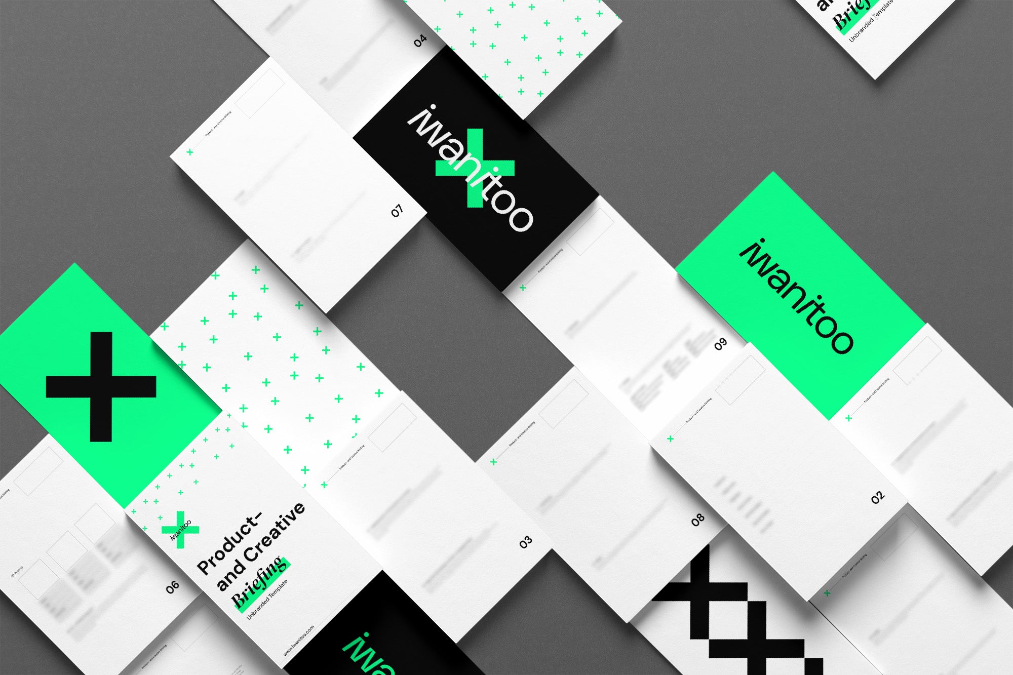 Produkt- und Creative Briefing Vorlage Unbranded